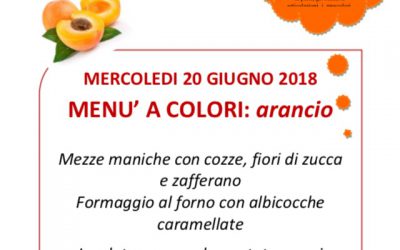 MENU’ A COLORI: ARANCIO – Giornata a tema CIR Food per Pranzo Sano Fuori Casa