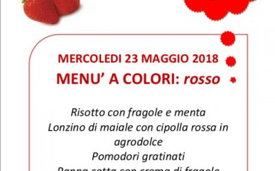 MENU’ A COLORI, rosso: giornata a tema CIR Food per Pranzo Sano Fuori Casa