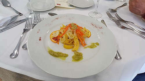 Insalata di trippa al profumo di zafferano