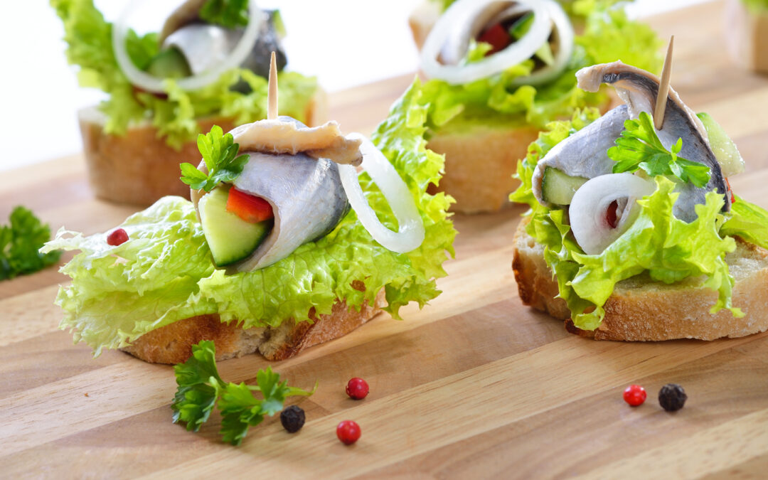 Involtini di pesce e lattuga