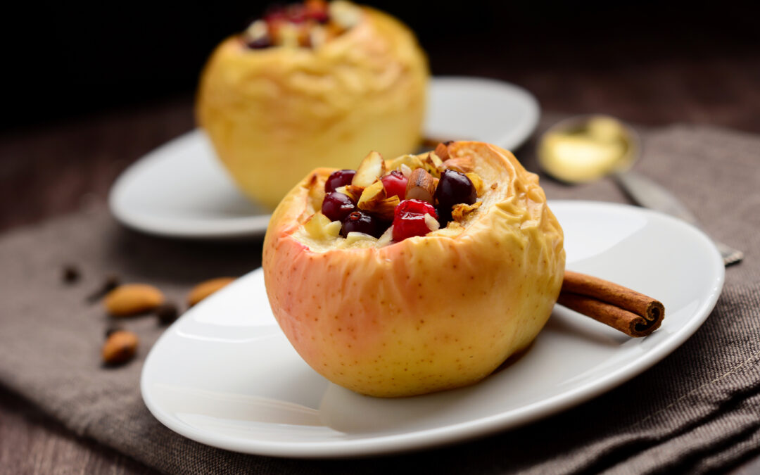 Mele al forno con amaretti