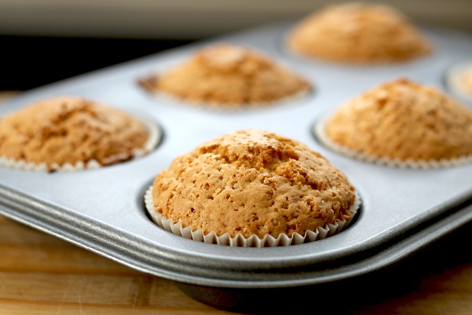 Muffin allo yogurt e farina di ceci