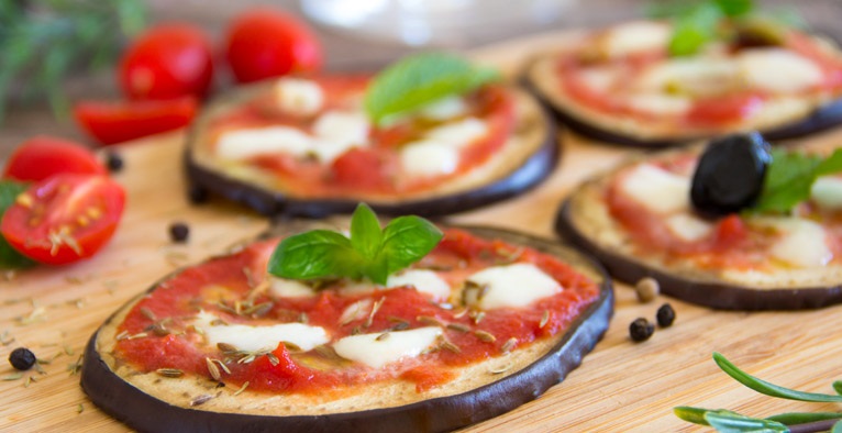 Pizzette di melanzane