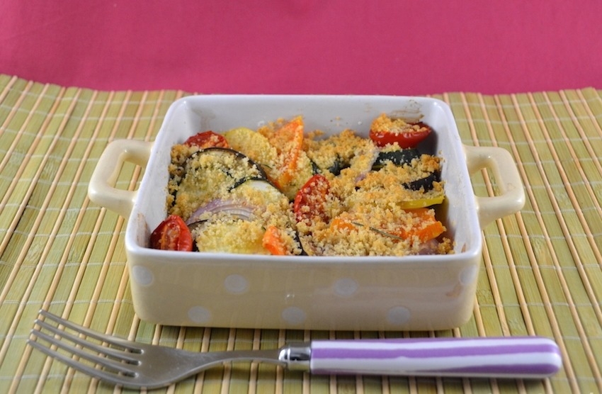 Verdure gratinate al forno